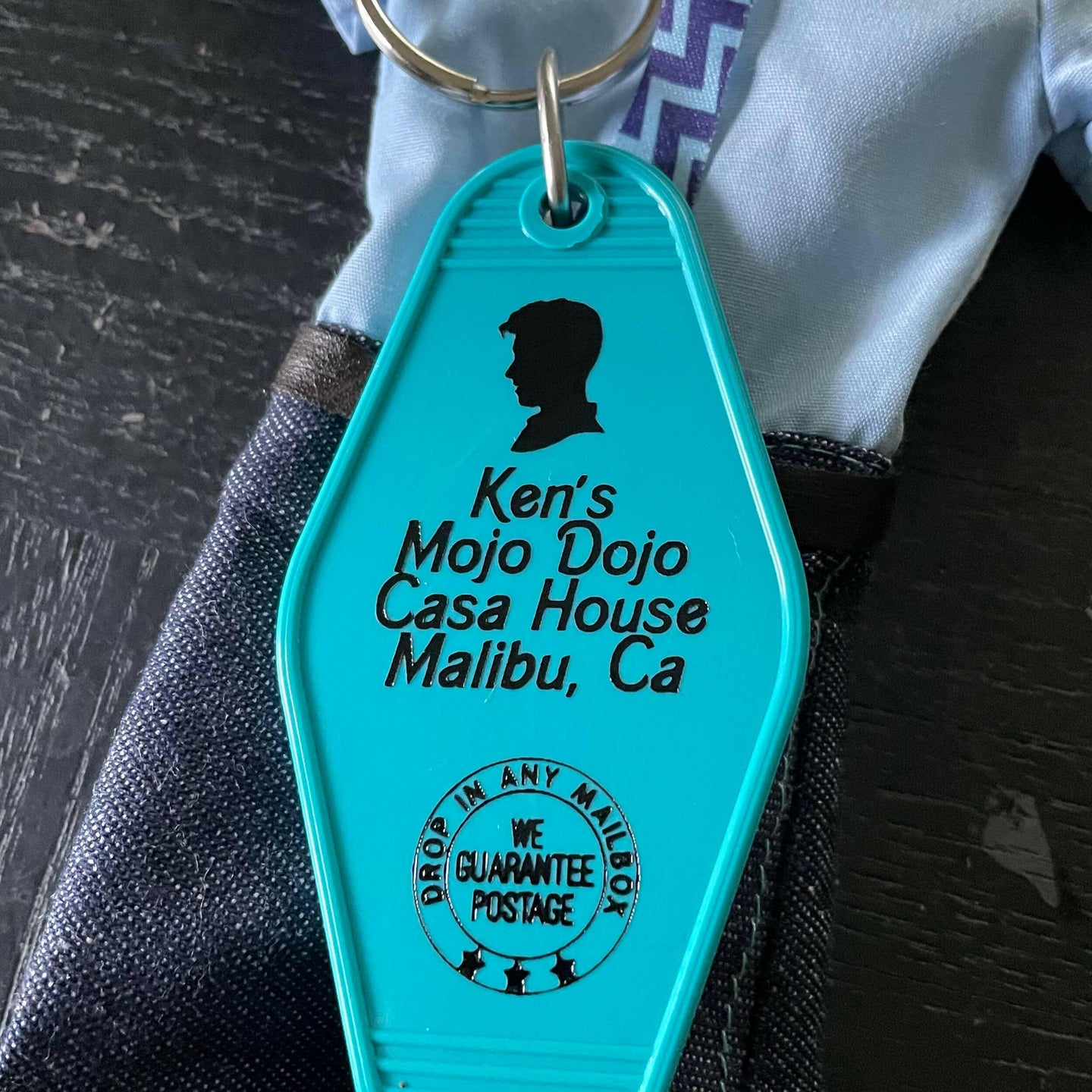 Motel Key Fob - Ken's Mojo Dojo Casa House (Barbie).