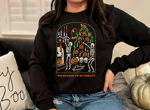 Tis The Season To Be Creepy Long Sleeve.