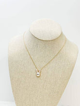 Load image into Gallery viewer, Bunny Pearl Pendant Necklace
