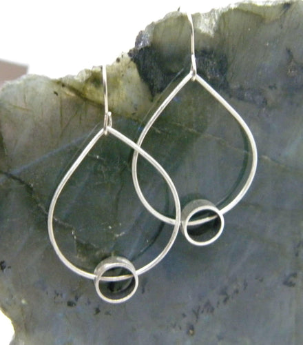 Minimalism  Teardrop Hoop - V5.