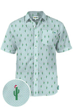 Load image into Gallery viewer, Men&#39;s Christmas Cactus Hawaiian Shirt.
