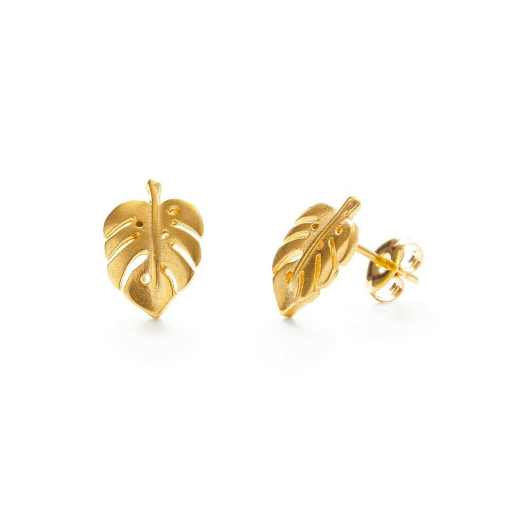 Monstera Studs.