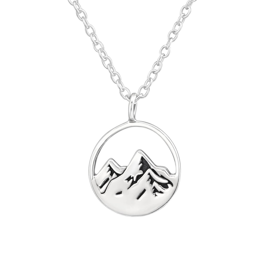 Mountain - Sterling Silver Delicate Necklace