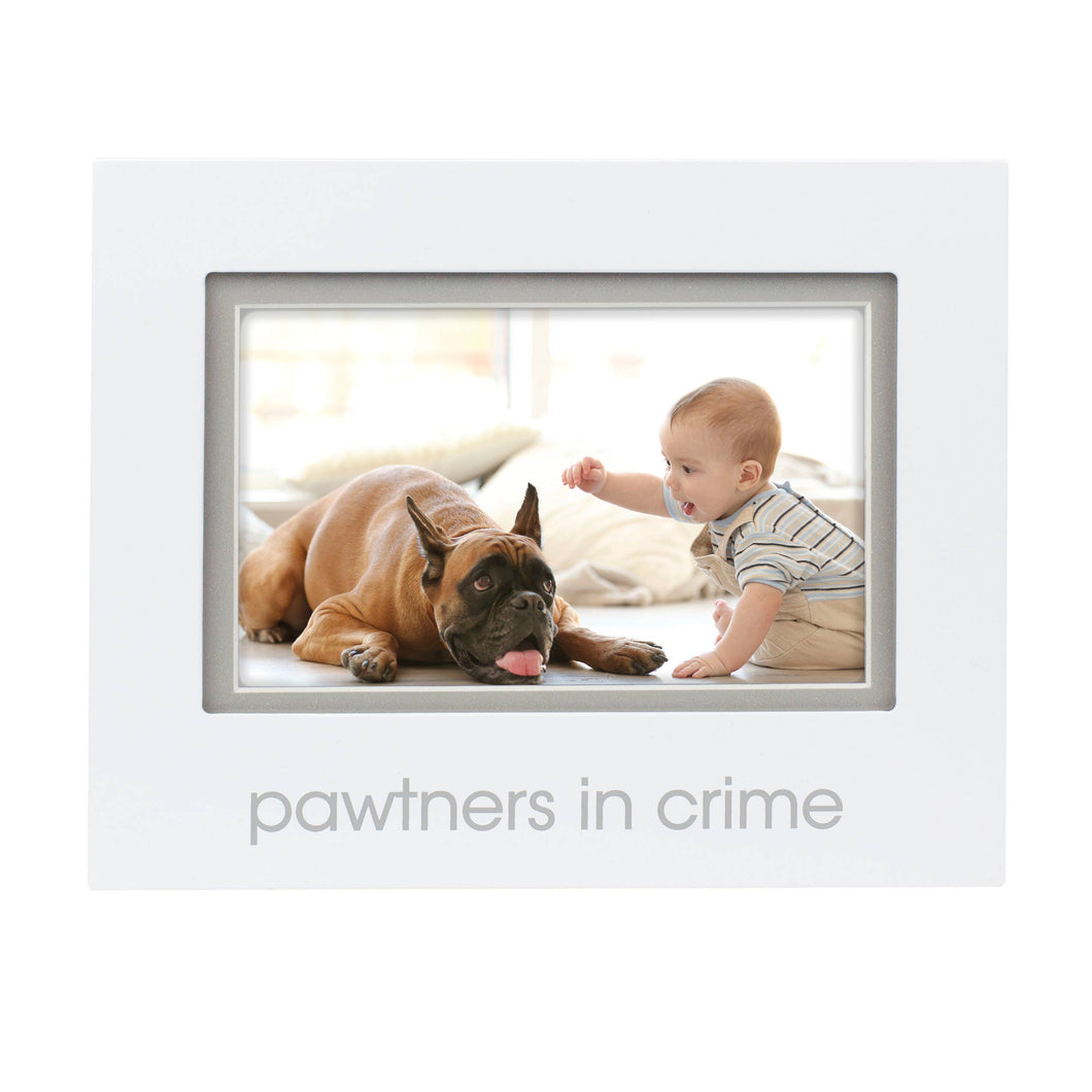 Pawtners in Crime Sentiment Photo Frame
