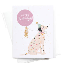 Load image into Gallery viewer, Happy Birthday Dalmatian Greeting Card

