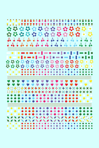 Nail Art Stickers - Jewels.