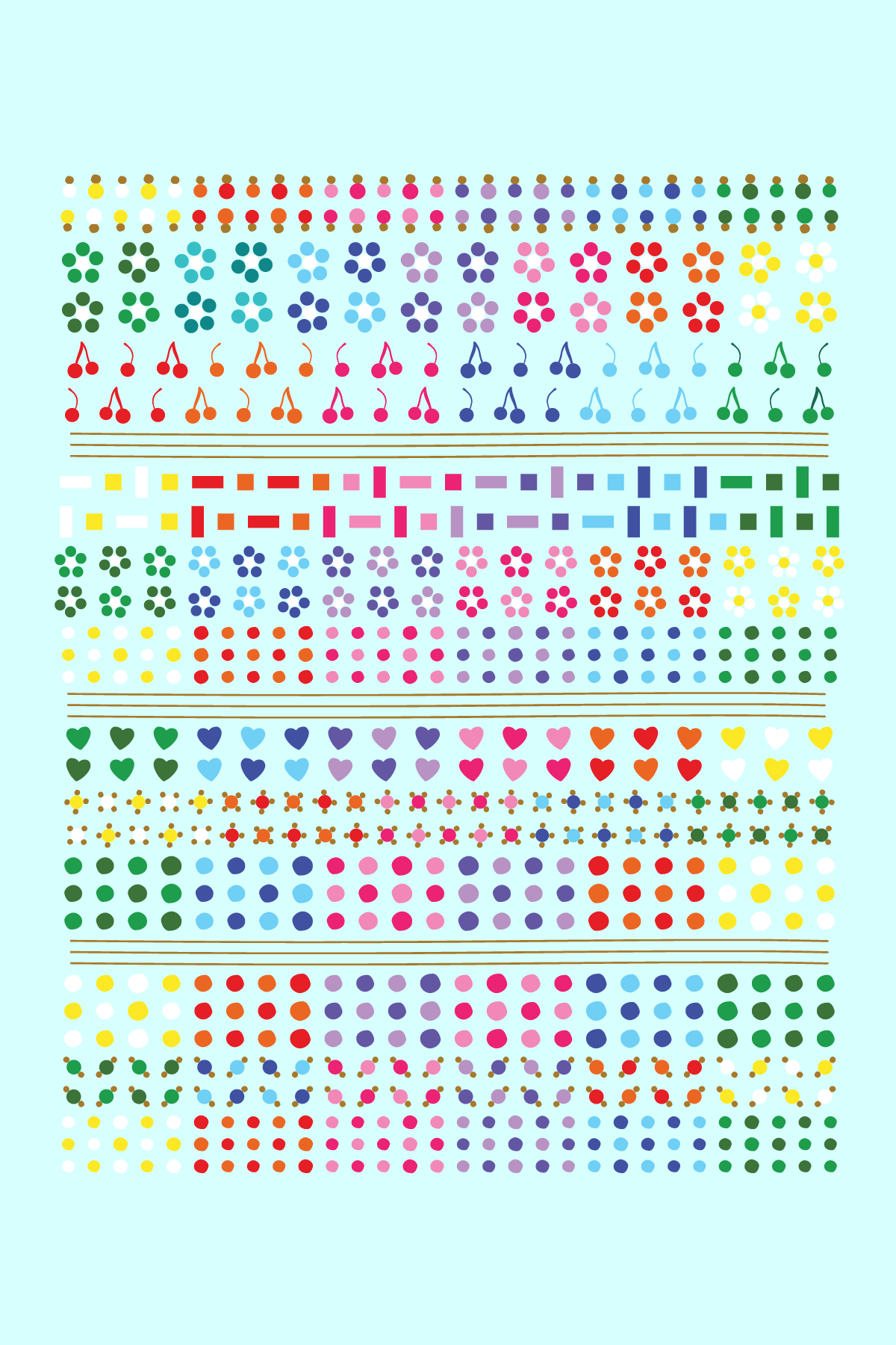 Nail Art Stickers - Jewels.