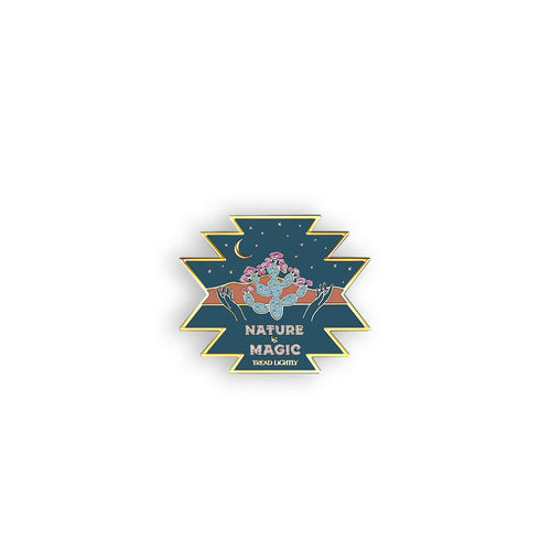 Nature Is Magic Enamel Pin.