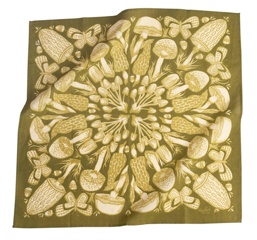 No. 016 Mushrooms Bandana.