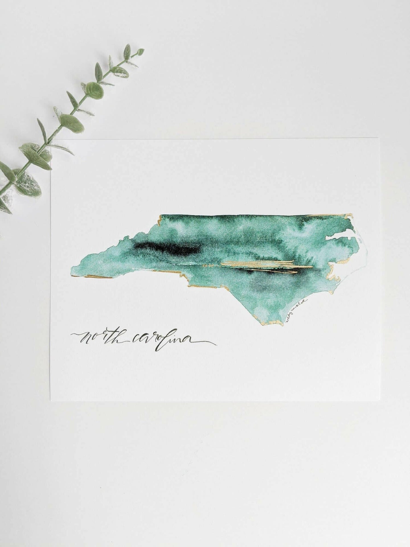 North Carolina Print.