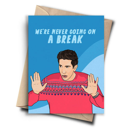 Funny Friends Love Card - Pop Culture Valentines Card.