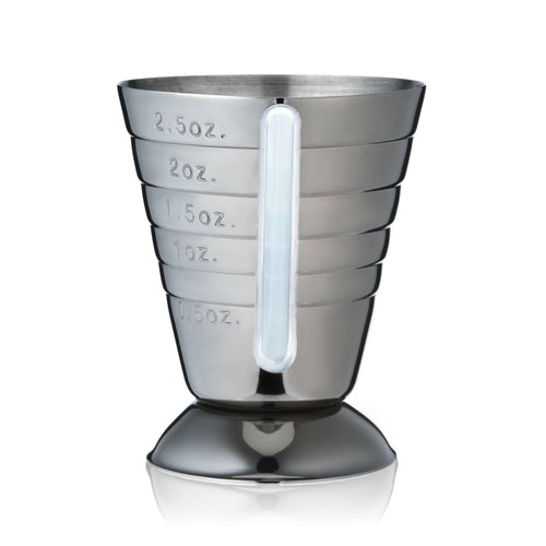 Warren: Gunmetal 2.5oz Step Jigger.
