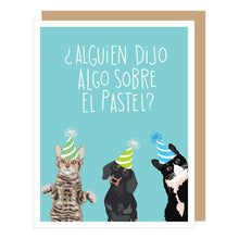 Load image into Gallery viewer, SPANISH Something About Cake Birthday Card
