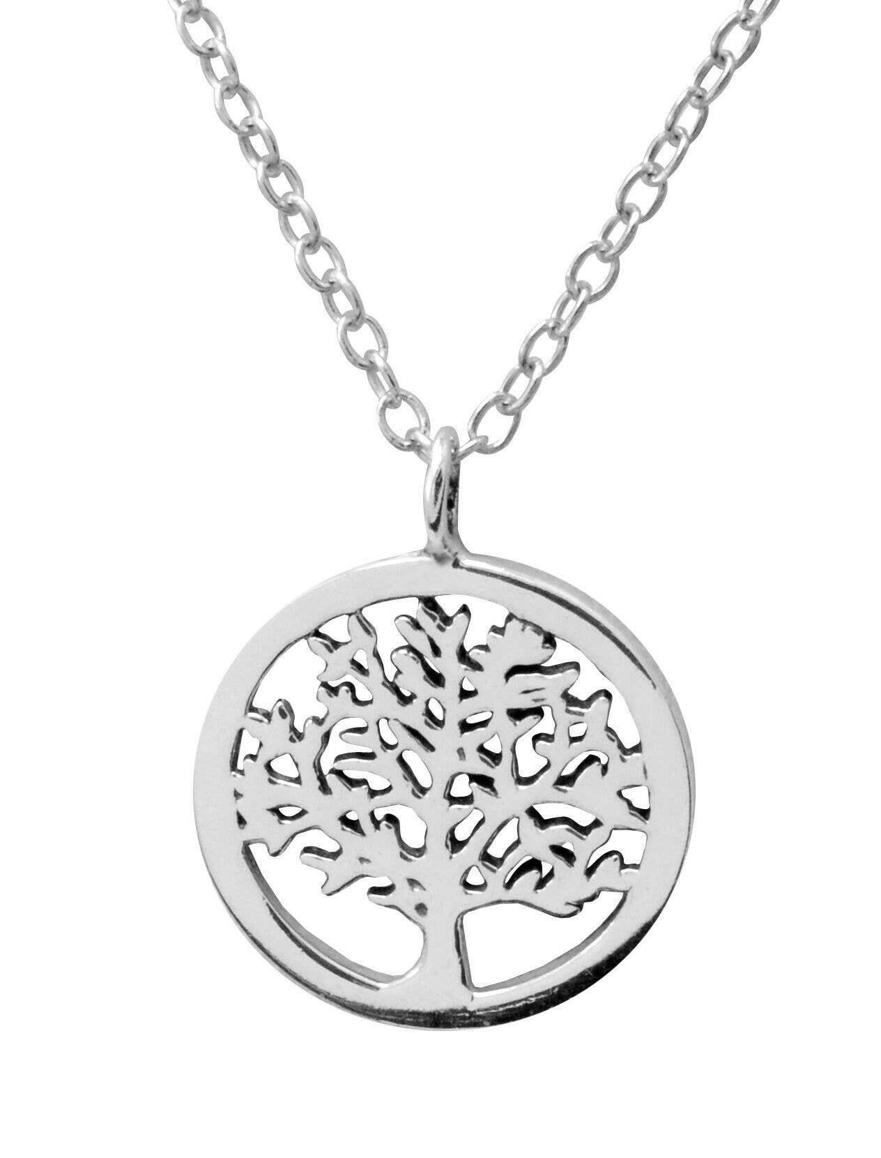 Oak Tree - Sterling Silver Delicate Necklace.