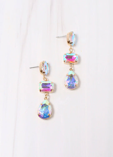 Gracie Jewel Drop Earring OPAL.