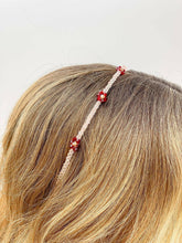 Load image into Gallery viewer, Skinny Flower Beaded Headbands.
