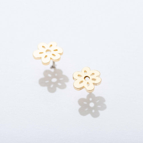 Little Polkadot Flower Stud Earrings.