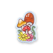 Load image into Gallery viewer, Mushrooms Embroidered Patch
