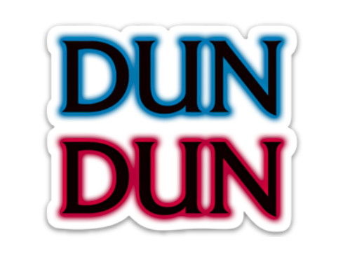 Law & Order: SVU Dun Dun Sticker