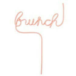 Word Straw - Brunch.