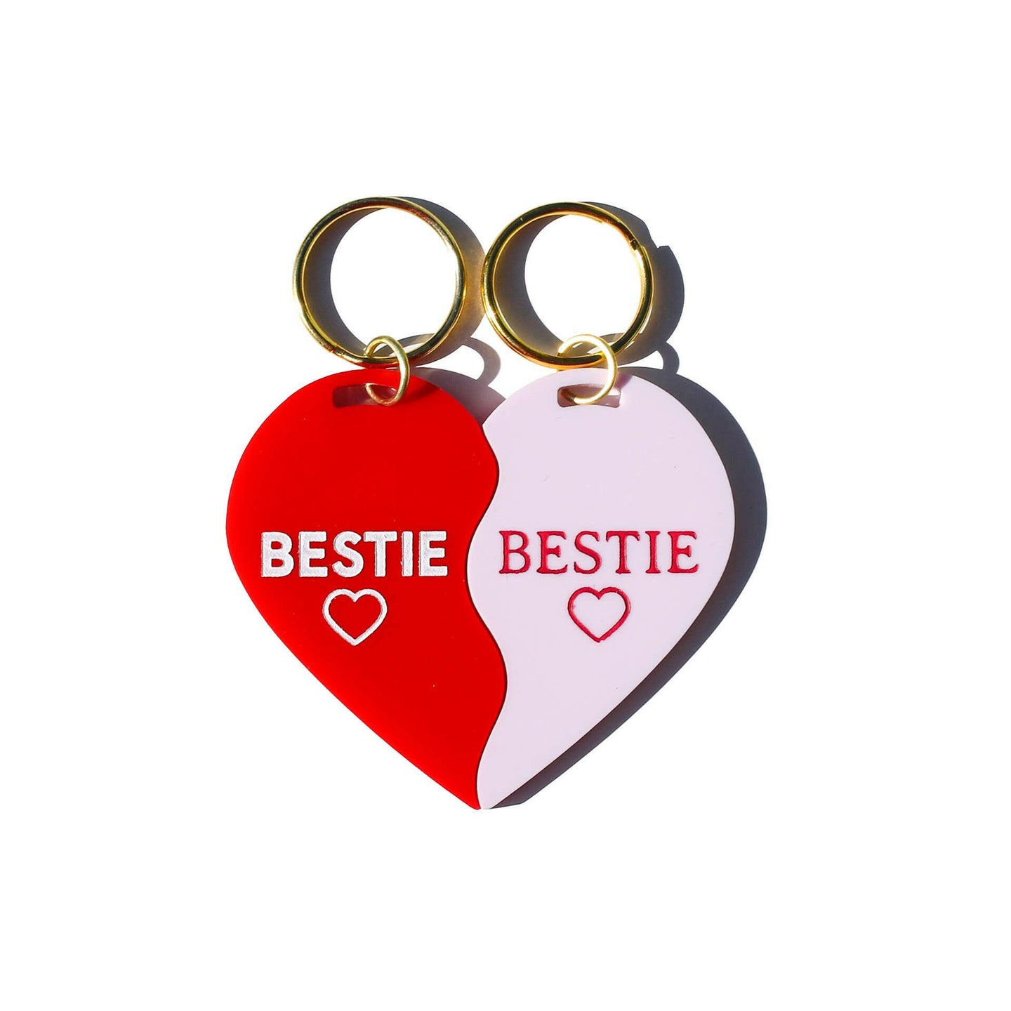 BESTIE | Friendship Acrylic Keychain Set.