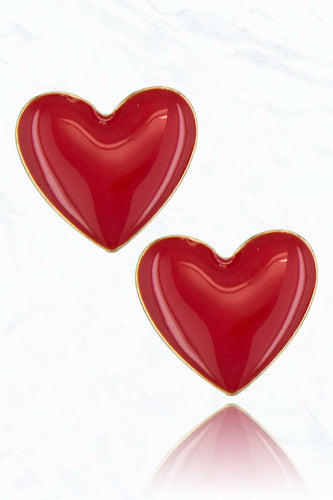 Colorful Heart Shape Earrings.