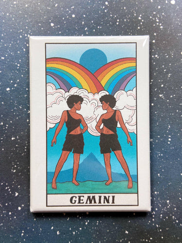 Gemini Zodiac Astrology Magnet.