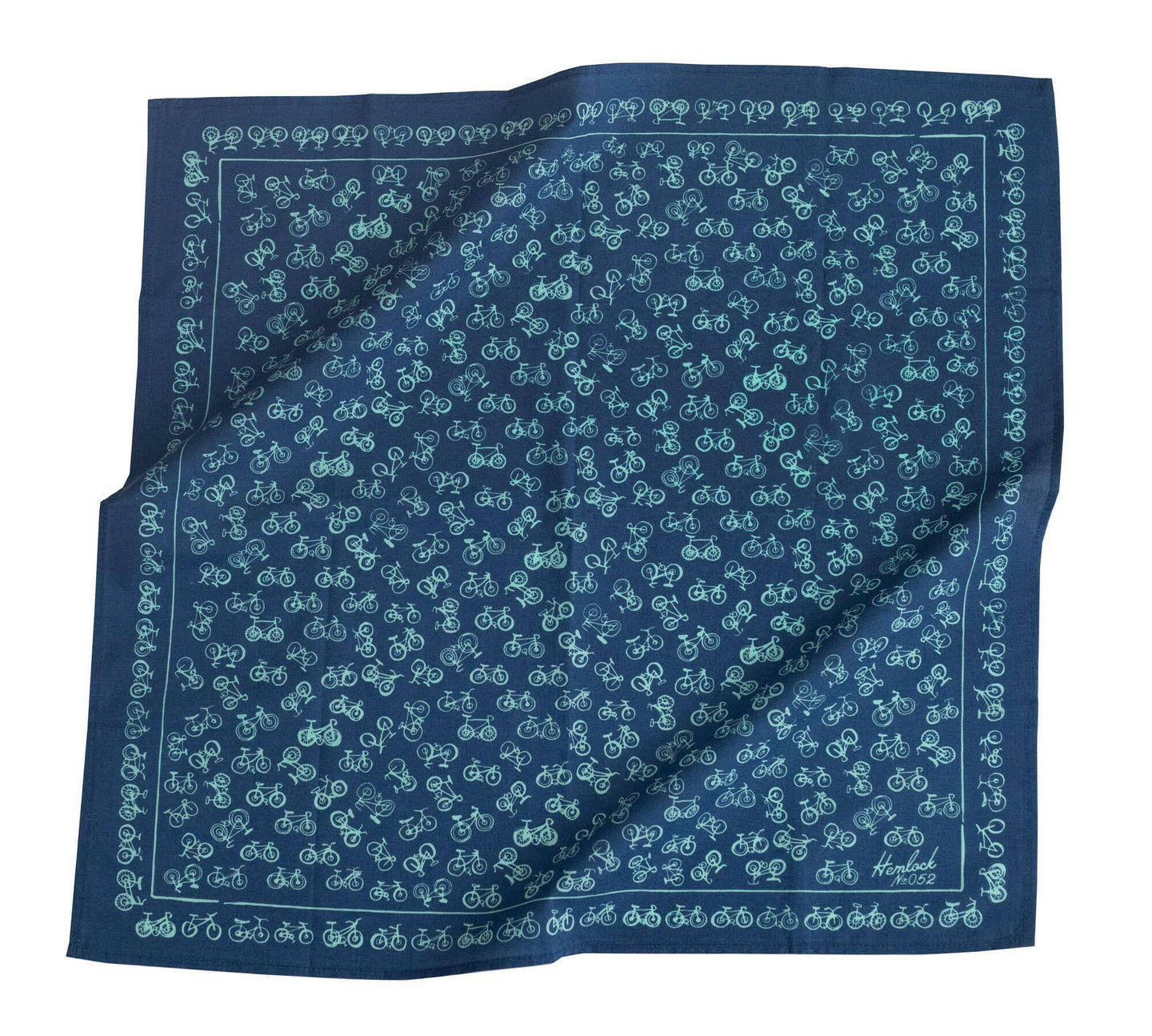 No. 052 Bikes Blue Bandana.