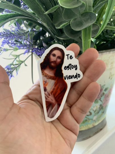 Jesus Te Estoy Viendo Sticker.