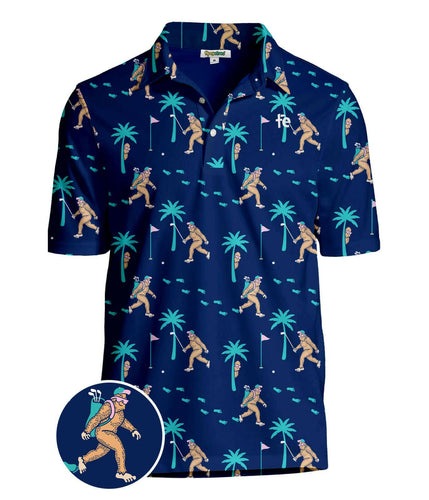 Bigfoot Bogey Golf Polo.