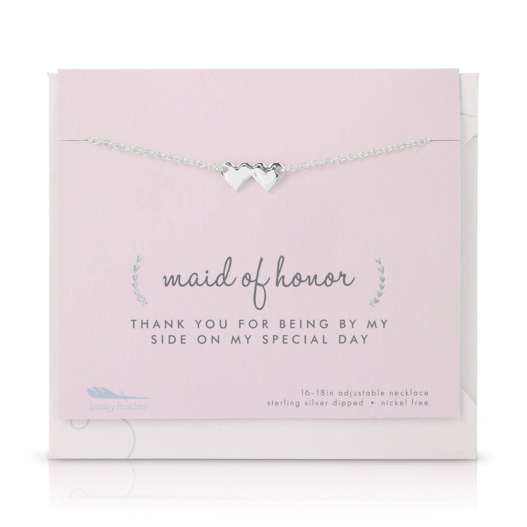 Best Day Ever Necklace + card/env - Maid of Honor