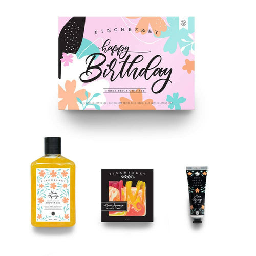 Happy Birthday Gift Set - 3 Piece Set.