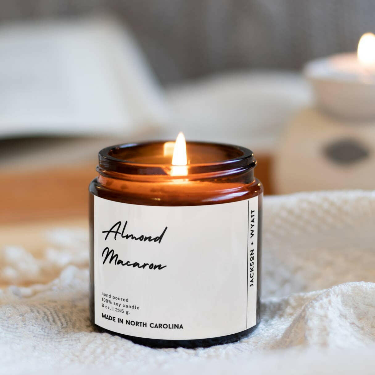 Almond Macaron - Organic Soy Candle - Fall/Winter.