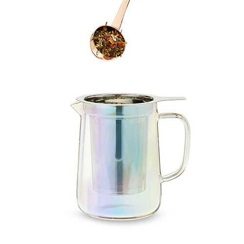 Chas Mini Glass Teapot & Infuser.