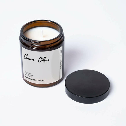 Clean Cotton - Hand Poured Organic Soy Candle  Year Round.