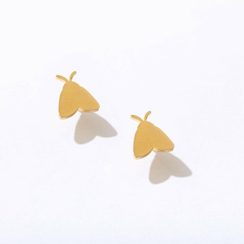 Little Moth Stud Earrings.