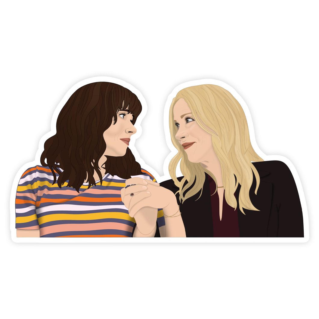 Dead to Me Jen and Judy Sticker