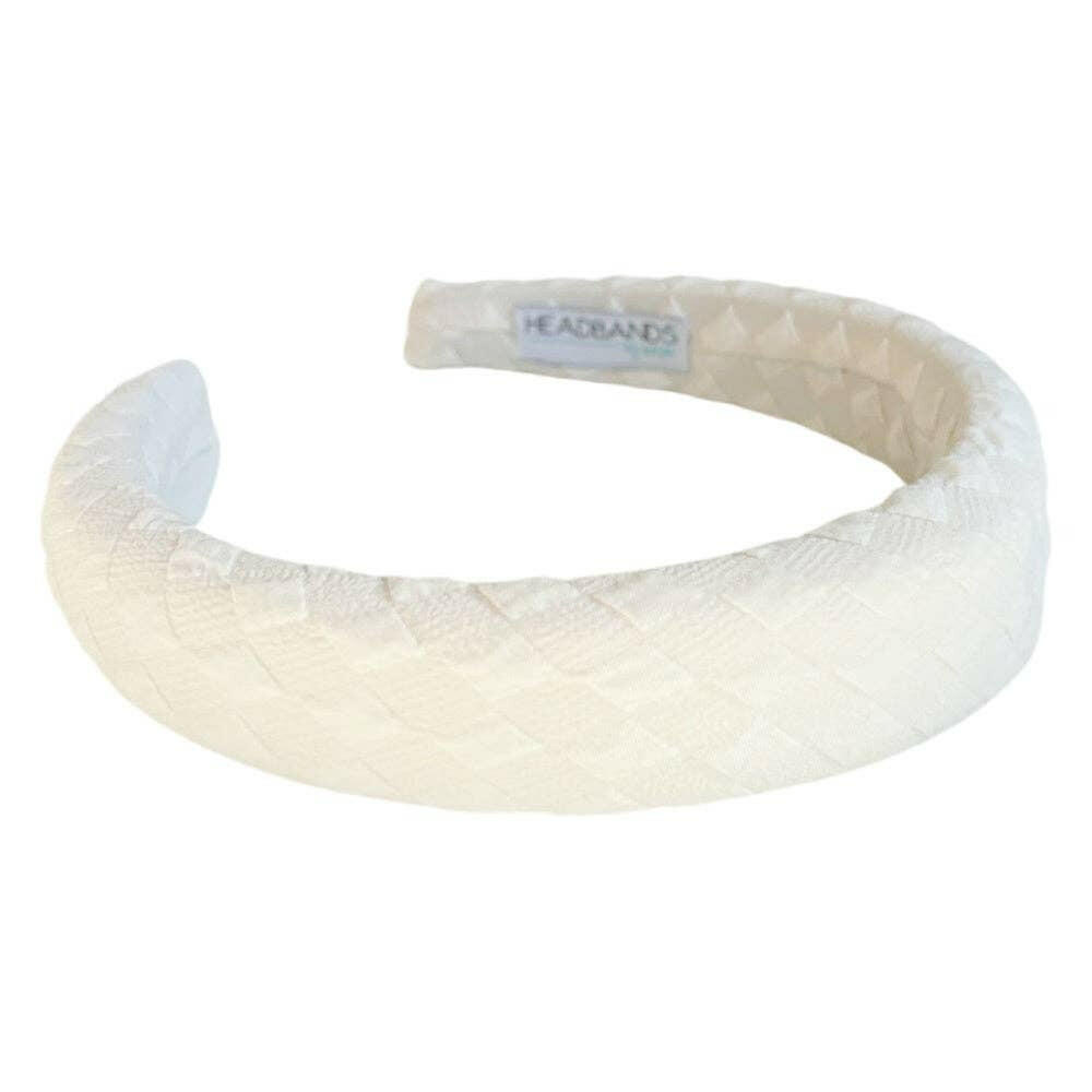 Padded Headband - White.