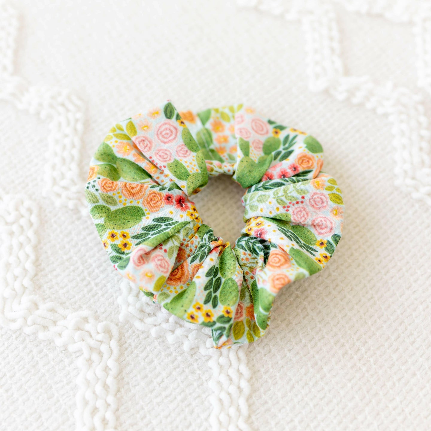 Cactus Bloom Scrunchie.