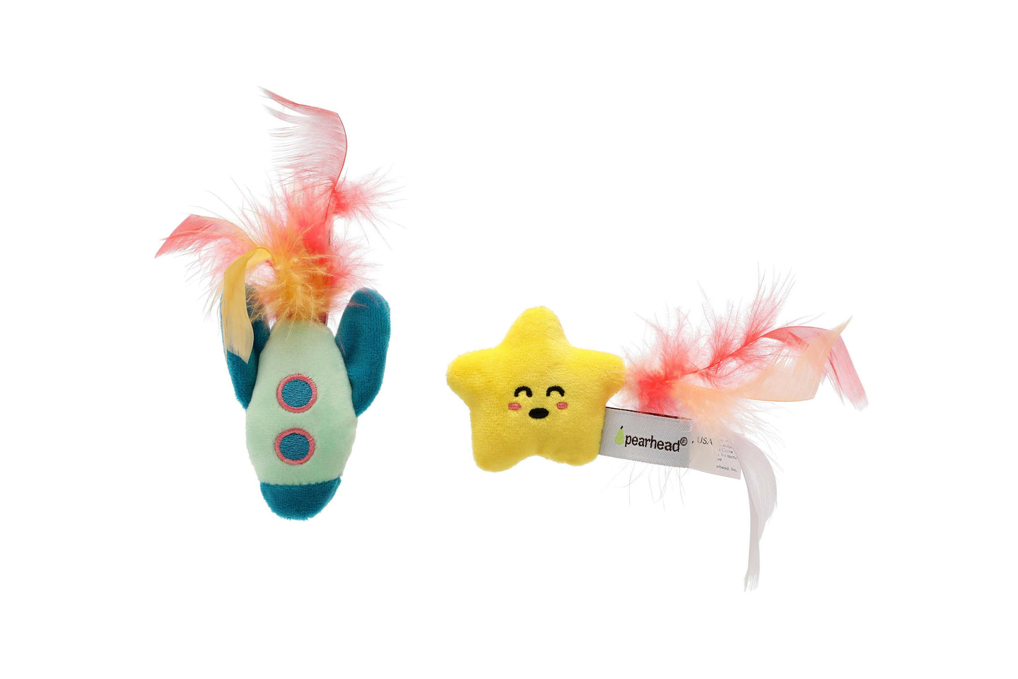 Outer Space Cat Toys, Set of 2.