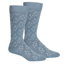 Load image into Gallery viewer, Lattice (Golf) Club Socks: Bluestone.
