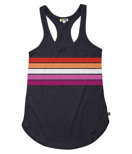 Lesbian Pride Flag Tank Top.