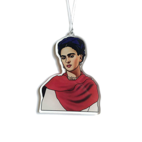 Frida Kahlo Christmas Ornament.