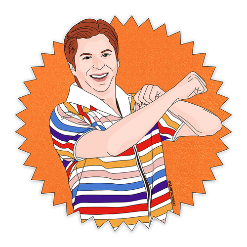 Allan, Barbie Movie, Michael Cera, Sticker.
