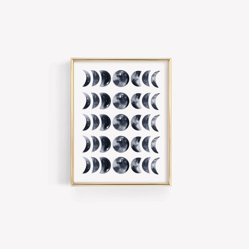 Moon Phase Print - Horizontal.