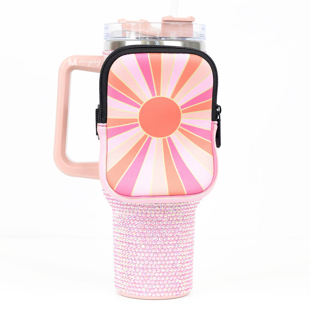 Cup Backpack, Sunburst Cup Fanny Pack, 40oz tumbler pouch