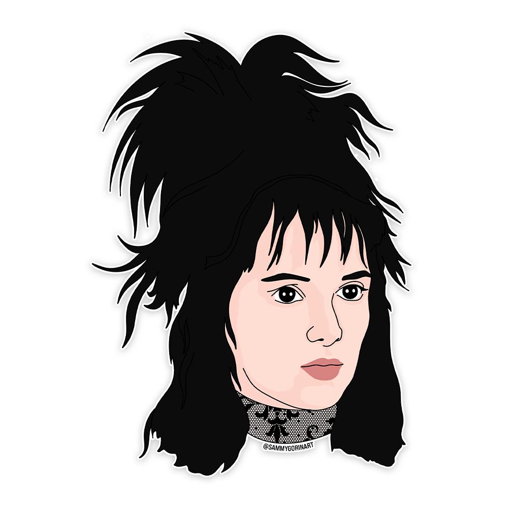 Lydia Deetz, Beetlejuice, Sticker.
