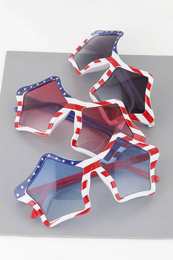 Patriotic Star Sunglasses.