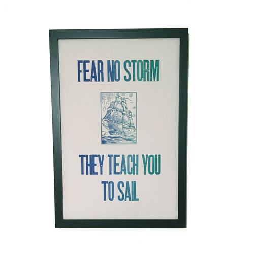 Fear No Storm Print.