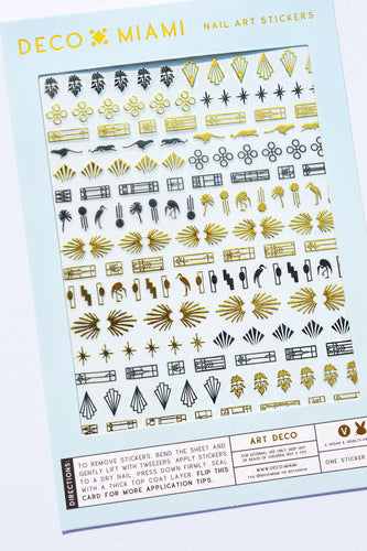 Nail Art Stickers - Art Deco.